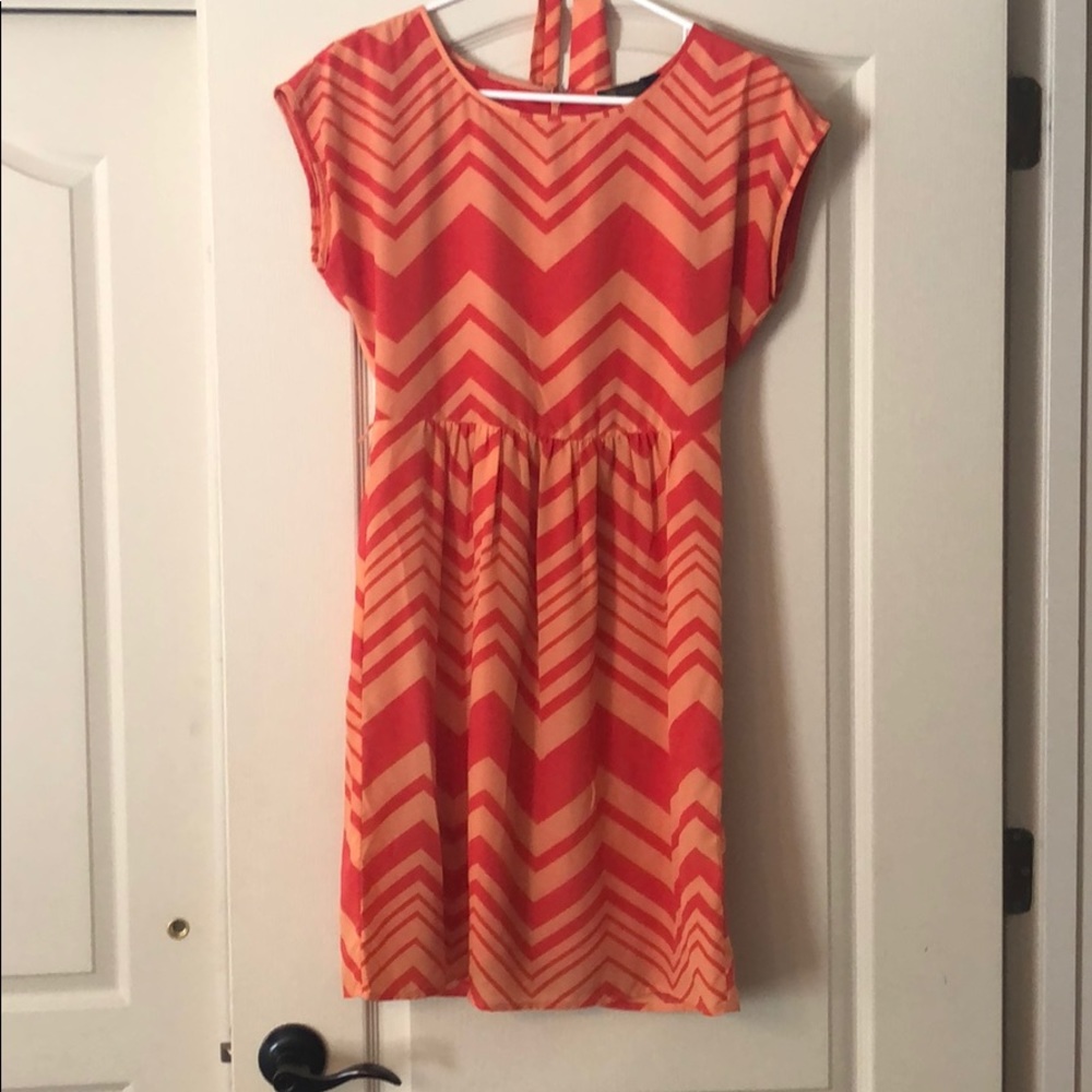 Orange dress